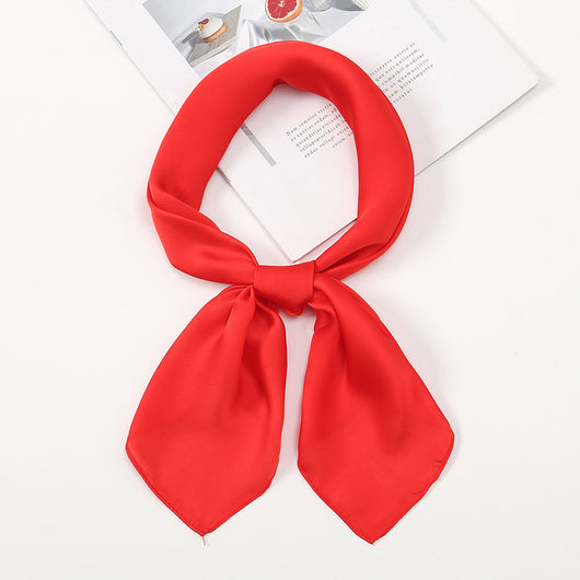 Pañuelo de Satén Liso Versátil y Elegante - Image 14