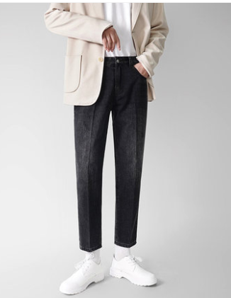 Pantalones Vaqueros Rectos Holgados Ligeros para Hombre - Verano - Image 10