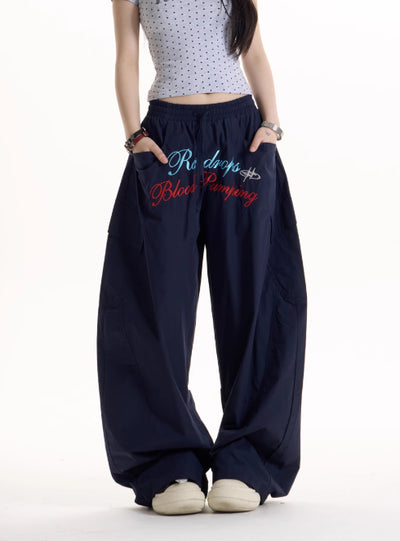 Pantalones Anchos Casual Retro Estilo Hot Girl - Image 12
