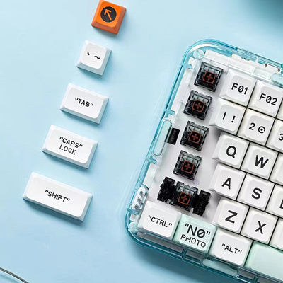 Teclado Mecánico Inalámbrico MelGeek Mojo84 Transparente Bluetooth - Image 9