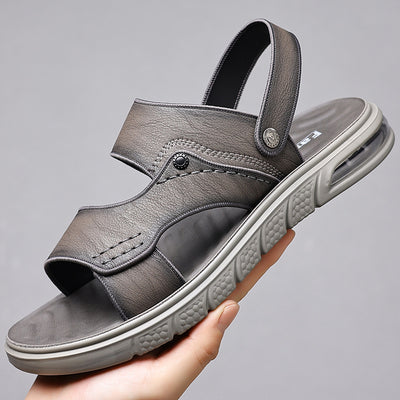 Sandalias de Cuero Genuino para Hombre con Doble Suela Antideslizante - Image 4