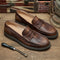 Mocasines de Cuero con Sistema de Un Pedal para Hombre - Comodidad Casual