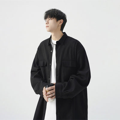 Camisa Jacket Casual Oversize para Hombre - Talla Grande - Image 2