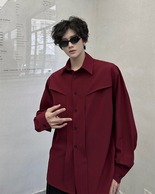Camisa de Manga Larga Premium Ruoshuai para Hombre - Otoño - Image 19