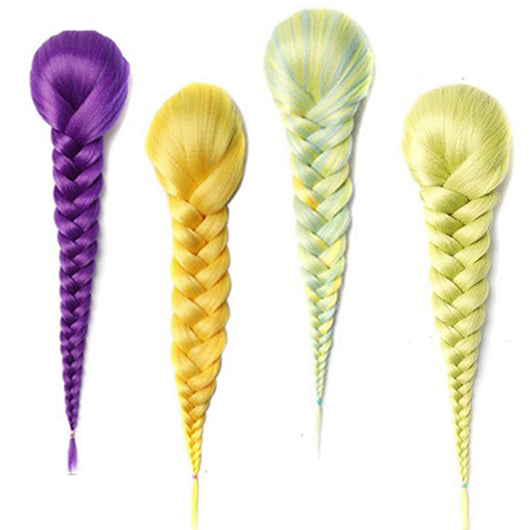 Peluca Trenza Sintética Cola de Caballo Estilo Fishtail para Mujer - Image 45
