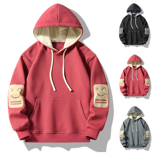 Sudadera de Algodón para Hombre con Forro Polar y Corte Holgado