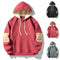 Sudadera de Algodón para Hombre con Forro Polar y Corte Holgado