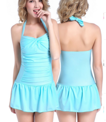 Traje de Baño Enterizo Boxy con Falda - Image 2