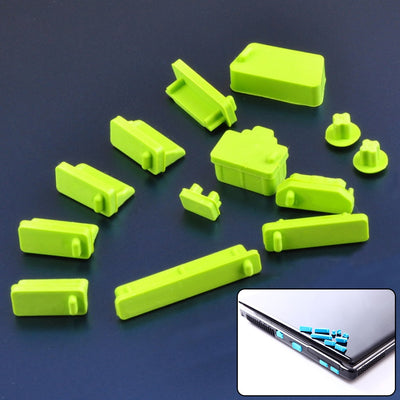 Set de 13 Tapones de Silicona Antipolvo para Laptop