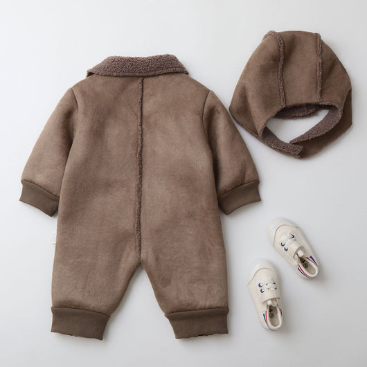 Enterizo Infantil con Capucha y Pelaje - Abrigo Tipo Pijama - Image 15