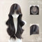Extensión de Cabello con Flequillo Ondulado Natural y Transpirable