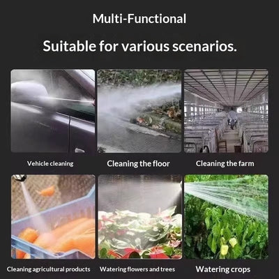 Lavadora de Auto Inalámbrica de Alta Presión - Kit Completo para el Hogar - Image 7