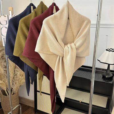 Pashmina Clásica de Color Sólido - Accesorio Versátil y Elegante