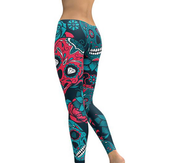 Pantalones de Yoga Estampados para Mujer - Fitness y Comodidad