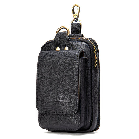 Bolsa de Cintura Multifuncional de Cuero para Hombre - Image 3