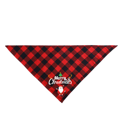 Pañuelo Triangular Navideño para Mascotas - DIY Babero Absorbente para Perros - Image 24