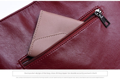 Bolso Bandolera de Cuero PU con Detalles de Costura y Borlas para Mujer - Image 36