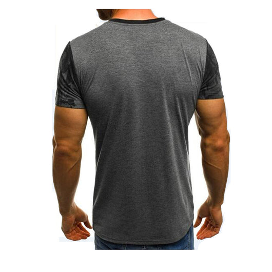 Playera de Compresión Fitness para Hombre - Degradado Negro y Rojo - Image 5