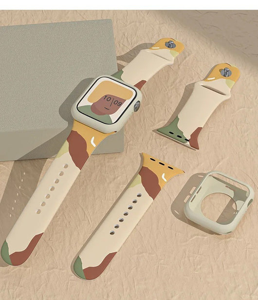 Correa Apple Watch con Estampado de Manzana - Compatible con iWatch - Image 9