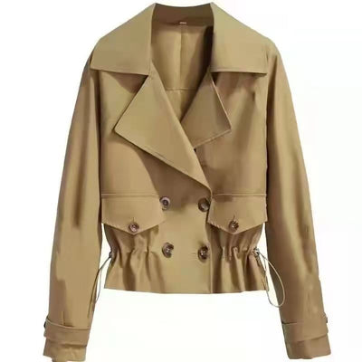 Abrigo Corto Versátil Estilo Coreano Oversize para Mujer - Image 3