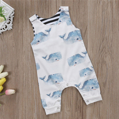 Mono Sin Mangas con Estampa de Ballena para Niños - Image 11