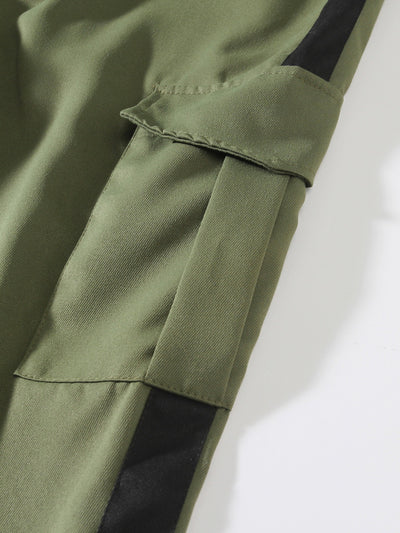 Pantalones Deportivos Casuales de Corte Recto con Costuras Otoñales - Image 12