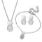 Hollow Pineapple Stud Earrings Set Plateado