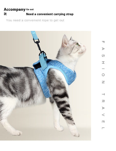 Chaleco Antiescape con Cuerda de Tracción para Gatos - Image 18