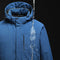 Chaqueta Táctica de Invierno Impermeable para Hombre con Capucha Desmontable