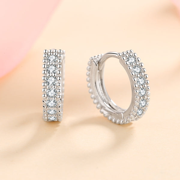Aretes de Plata S925 con Moissanita Color D para Mujer - Image 2