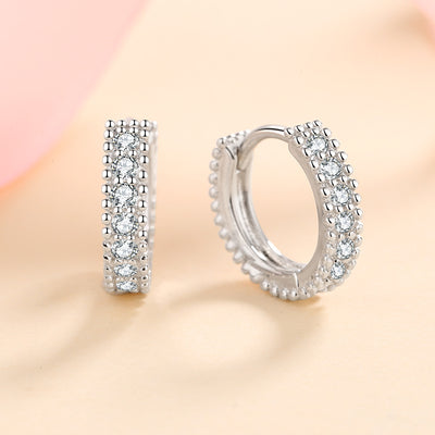 Aretes de Plata S925 con Moissanita Color D para Mujer - Image 2