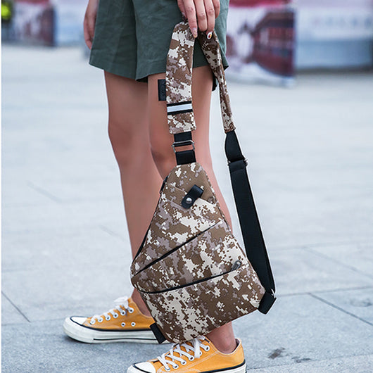 Bolsa Pecho Oxford Estilo Satchel para Hombre - Diseño Casual y Versátil - Image 2