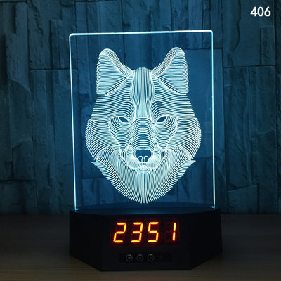 Lámpara LED Delfín 3D con Carga Inalámbrica - Luz Nocturna Brillante - Image 59