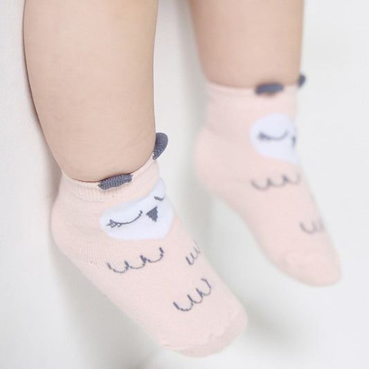 Calcetines Antideslizantes para Bebé - Diseño Asimétrico Primavera Otoño
