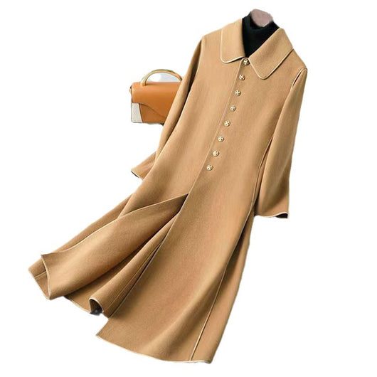 Abrigo Largo Elegante para Mujer Hasta la Rodilla - Image 11