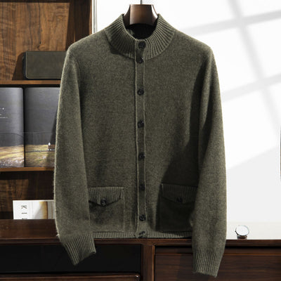 Chaqueta Casual de Cuello Alto para Hombre - Abrigo Versátil y Cálido - Image 7