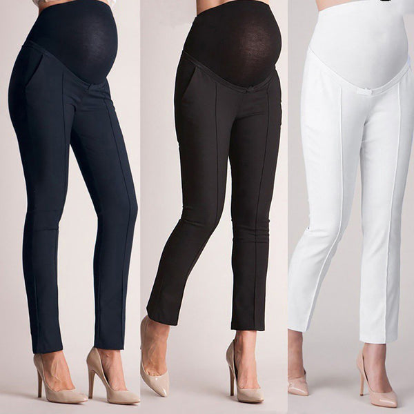 Pantalones Premamá Elásticos para Ejercicio y Trabajo