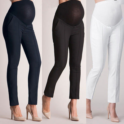 Pantalones Premamá Elásticos para Ejercicio y Trabajo
