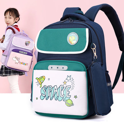 Mochila Escolar Ergonómica de Gran Capacidad con Protección Espinal