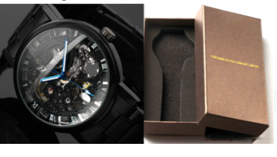 Reloj Automático Mecánico Negro Total para Hombre - Estilo Casual - Image 6