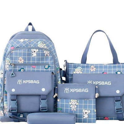 Mochila Escolar Primaria para Niñas - Set de Cuatro Piezas - Image 5