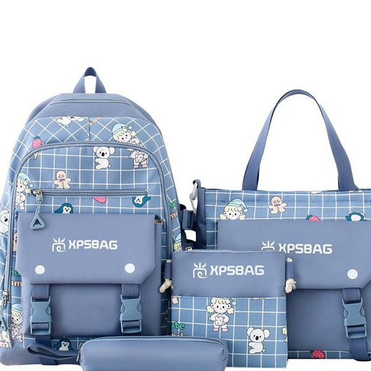Mochila Escolar Primaria para Niñas - Set de Cuatro Piezas - Image 5