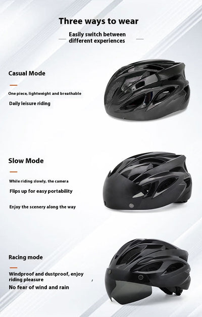 Kit Completo de Protección para Ciclismo: Casco, Cinturón y Gafas - Image 26