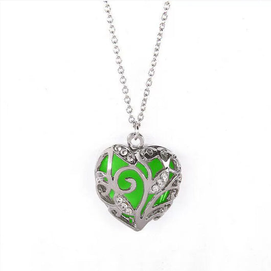 Collar Corazón Hueco Luminoso - Image 5