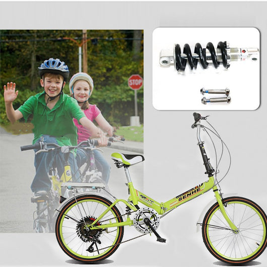 Bicicleta Plegable con Suspensión de Resorte - Diseño Soft Tail - Image 8