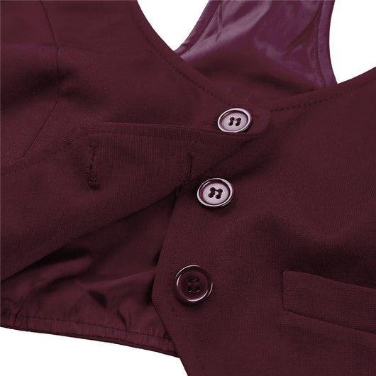 Chaleco Ajustado de Cuello V con Botones para Mujer - Image 16