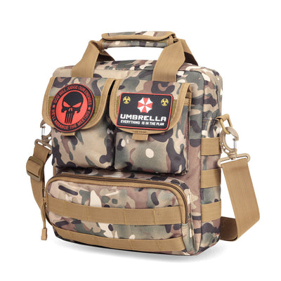 Mochila Táctica Camuflaje Nylon - Bolso Crossbody para Hombre - Image 4