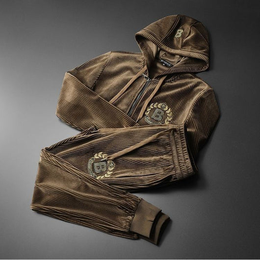 Conjunto de Sudadera con Capucha y Pantalón Jogger para Hombre - Estilo Casual Otoño Invierno - Image 4
