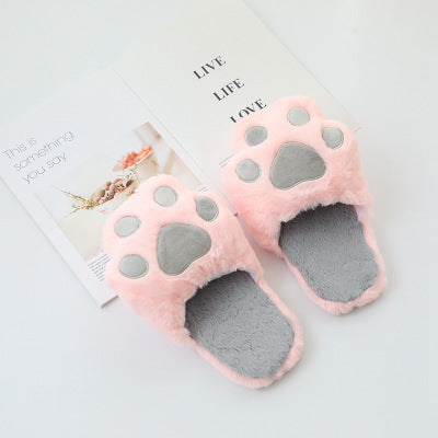 Pantuflas de Felpa con Diseño de Patitas de Gato - Image 10