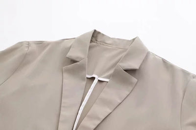 Blazer Suelto de Un Botón - Chaqueta Casual Versátil y Moderna - Image 3